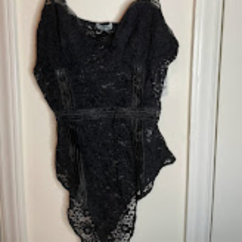 Black Lace Bodysuit XL